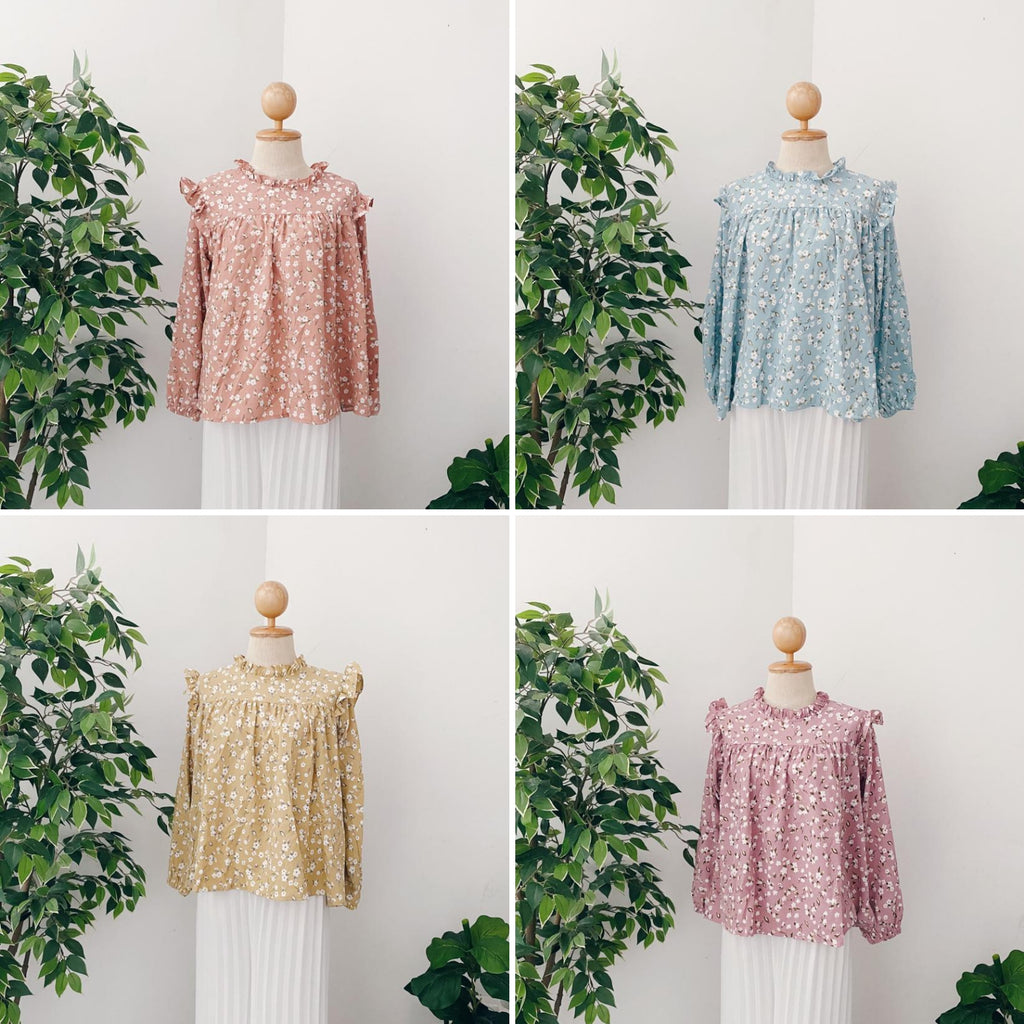 Floral Ruffle Top's