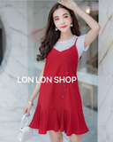 Ruffle Short slip on tops - Sajnah (Instock)
