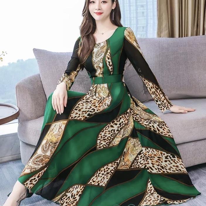 Korean Leopard dress - Samiha Apparels